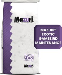 Mazuri Exotic Gamebird Maintenance Food, 40-lb bag
