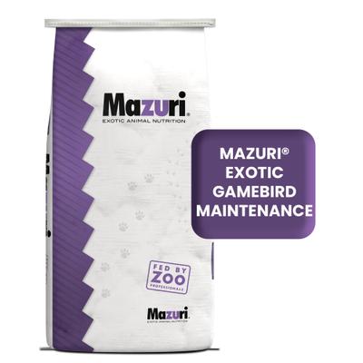 Show full view: Mazuri Exotic Gamebird Maintenance Food, 40-lb bag slide 1 of 9