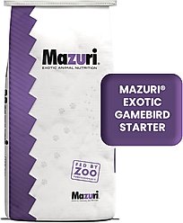 Mazuri Exotic Gamebird Starter Food, 25-lb bag