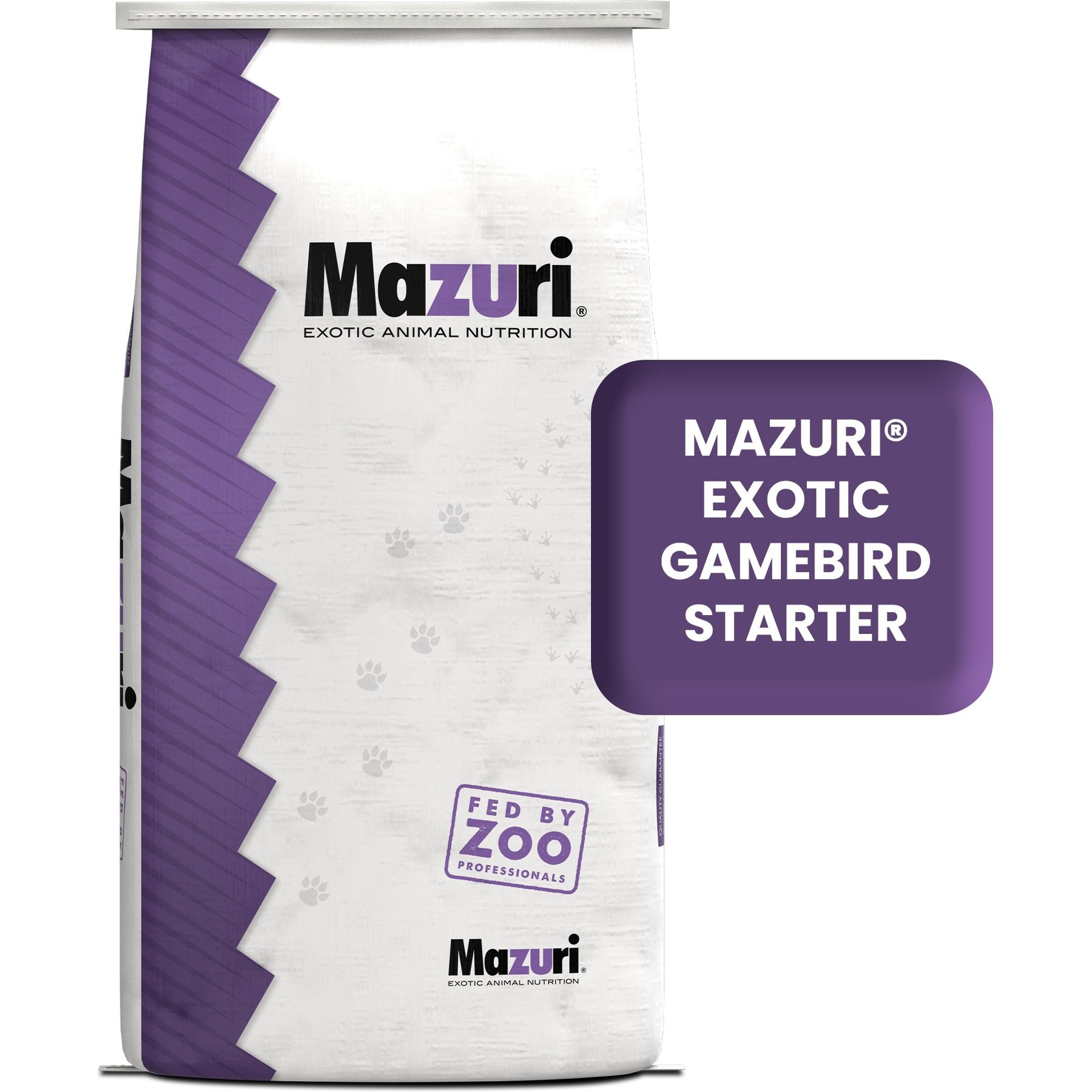 Mazuri Exotic Gamebird Starter Food, 25-lb bag
