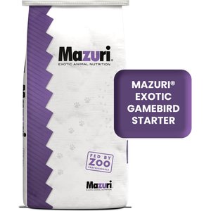 Mazuri Exotic Gamebird Starter Food, 25-lb bag
