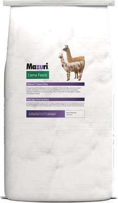 Show full view: Mazuri Llama High Fiber Coarse Grains Lllama Feed, 50-lb bag slide 3 of 5