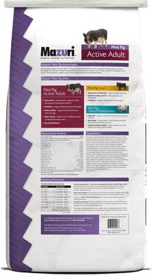 Show full view: Mazuri Mini Pig Active Adult Food, 25-lb bag slide 2 of 10