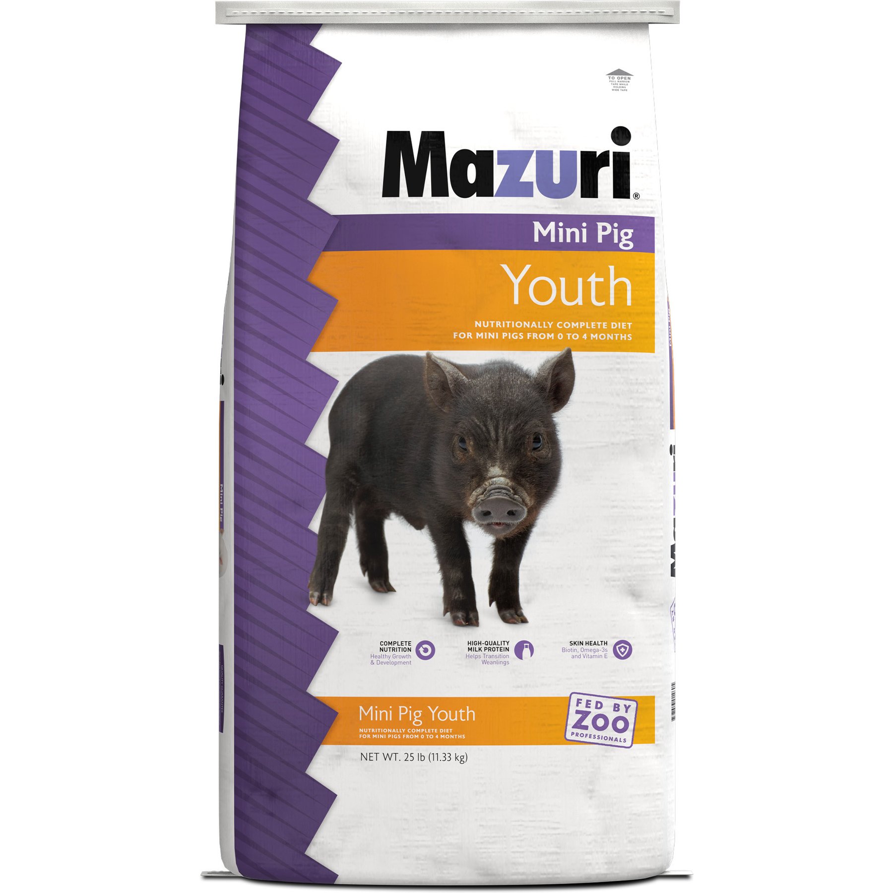 Mazuri Mini Pig Youth Feed, 25-lb bag