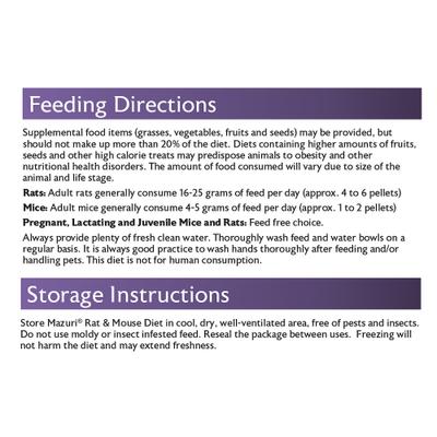 Show full view: Mazuri Mouse & Rat Food, 25-lb bag slide 8 of 11