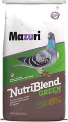 Mazuri Nutriblend Green Extruded Pigeon Food, 50-lb bag