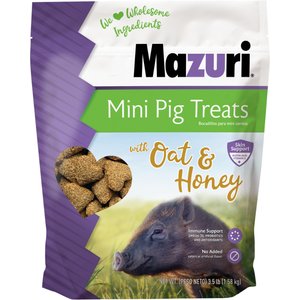 Mazuri Oat & Honey Mini Pig Treats, 3.5-lb bag