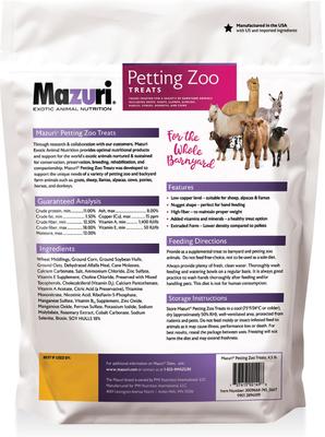 Show full view: Mazuri Petting Zoo Multi Species Farm Animal Treats, 4.5-lb bag slide 2 of 8