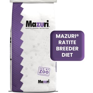 Mazuri Ratite Breeder Pellet Emu & Ostrich Food, 50-lb bag