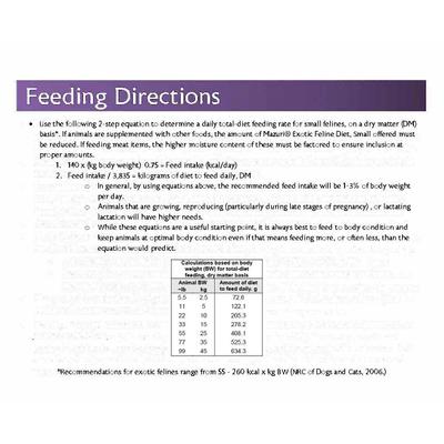 Show full view: Mazuri Small Exotic Feline Food, 25-lb bag slide 8 of 9