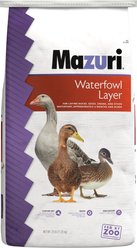 Mazuri Waterfowl Layer Floating Duck & Geese Feed, 25-lb bag