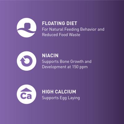 Show full view: Mazuri Waterfowl Layer Floating Duck & Geese Feed, 5-lb bag slide 5 of 10