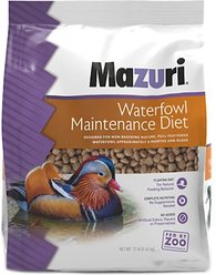 Mazuri Waterfowl Maintenance Floating Duck & Geese Feed, 12-lb bag