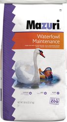 Mazuri Waterfowl Maintenance Floating Duck & Geese Feed, 50-lb bag