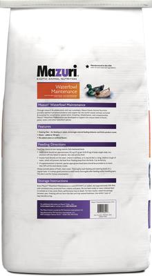 Show full view: Mazuri Waterfowl Maintenance Floating Duck & Geese Feed, 50-lb bag slide 2 of 10