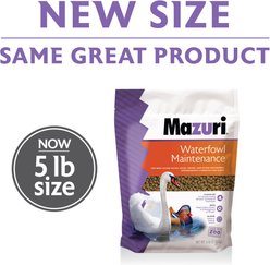 Mazuri Waterfowl Maintenance Floating Duck & Geese Feed, 5-lb bag slide 2 of 7