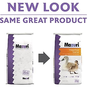Mazuri Waterfowl Starter Duckling & Gosling Food, 25-lb bag