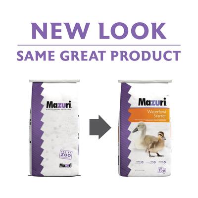 Show full view: Mazuri Waterfowl Starter Floating Duckling & Gosling Food, 25-lb bag slide 2 of 9