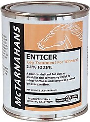 McTarnahans Enticer Leg Treatment Horse Liniment, 1-lb bucket