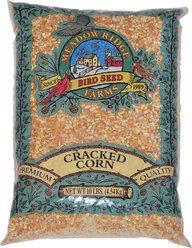 Meadow Ridge Farms Cracked Corn Seeds Woodpecker & Jay Wild Bird Food, 10-lb bag