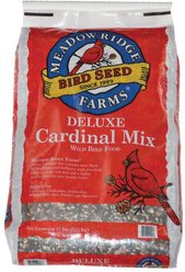 Meadow Ridge Farms Deluxe Cardinal Mix Seeds Wild Bird Food, 17-lb bag