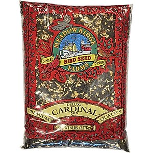 Meadow Ridge Farms Deluxe Cardinal Mix Seeds Wild Bird Food, 8-lb bag