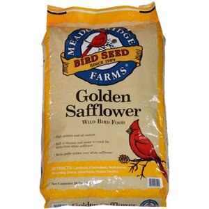 Meadow Ridge Farms Golden Safflower Seeds Wild Bird Food, 20-lb bag