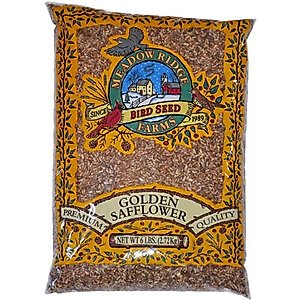 Meadow Ridge Farms Golden Safflower Seeds Wild Bird Food, 6-lb bag