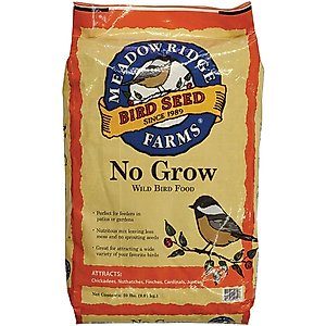 Meadow Ridge Farms No Grow Mix Seeds Wild Bird Food, 20-lb bag