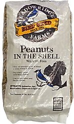 Meadow Ridge Farms Peanut in Shell Seeds Woodpecker, Nuthatch & Jay Wild Bird Food, 20-lb bag