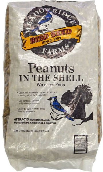 Meadow Ridge Farms Peanut in Shell Seeds Woodpecker, Nuthatch & Jay Wild Bird Food