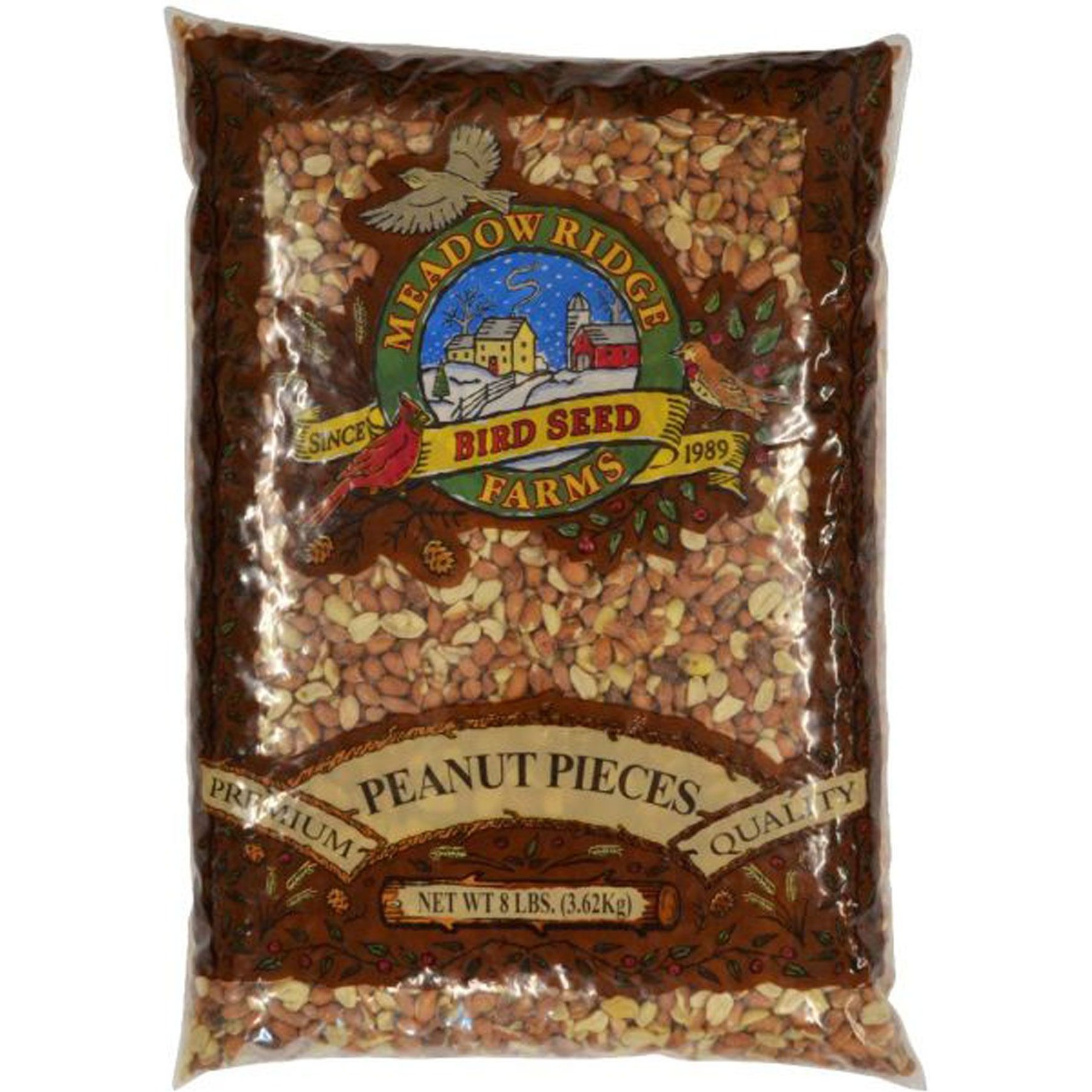 Meadow Ridge Farms Peanut Pieces Seeds Wild Bird Food, 8-lb bag