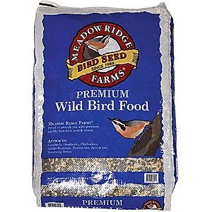 Meadow Ridge Farms Premium Wild Bird Mix Seeds Wild Bird Food, 17-lb bag