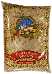 Meadow Ridge Farms Sunflower Medium Hearts Seeds Wild Bird Food, 8-lb bag