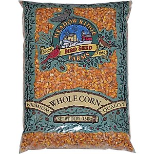 Meadow Ridge Farms Whole Corn Jay Wild Bird Food, 10-lb bag