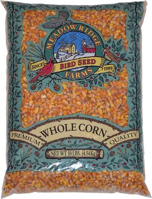 Show full view: Meadow Ridge Farms Whole Corn Jay Wild Bird Food, 10-lb bag slide 1 of 2
