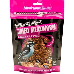 Mealworm To Go Clear Bag Bird Treats, 11-lb bag
