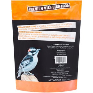 Mealworm To Go Dried Mealworm Wild Bird Food, 30-oz bag