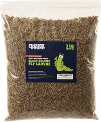 Mealworms By The Pound Black Soldier Fly Larvae Treat, 2-lb bag