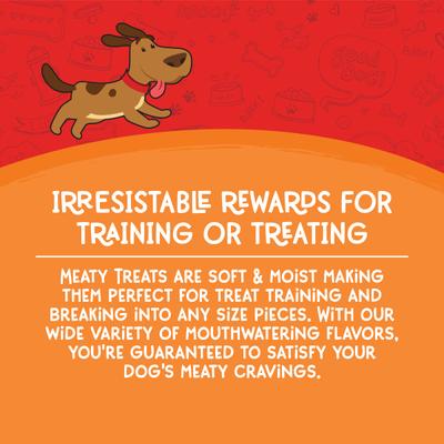 Show full view: Meaty Treats Bac'n Creations Bacon & Cheese Flavor Dog Treats, 40-oz bag slide 8 of 10