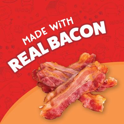 Show full view: Meaty Treats Bac'n Creations Bacon & Cheese Flavor Strips Soft & Chewy Dog Treats, 25-oz bag slide 4 of 9