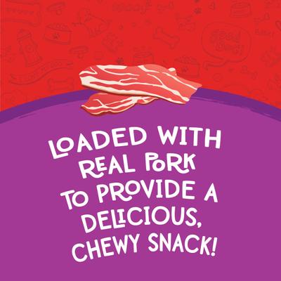 Show full view: Meaty Treats Bac'n Creations Bacon Flavor Dog Treats, 40-oz bag slide 7 of 10