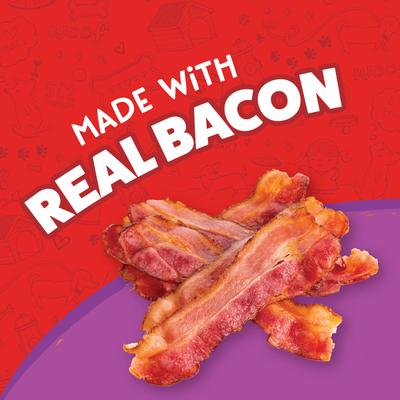 Show full view: Meaty Treats Bac'n Creations Bacon Flavor Strips Soft & Chewy Dog Treats, 25-oz bag slide 4 of 10