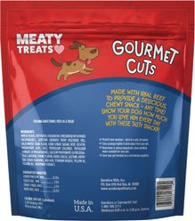 Meaty Treats Gourmet Cuts Beef & Cheese Flavor Soft & Chewy Dog Treats, 25-oz bag slide 2 of 9