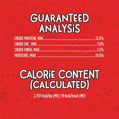 Show full view: Meaty Treats Gourmet Cuts Beef & Cheese Flavor Soft & Chewy Dog Treats, 25-oz bag slide 6 of 10