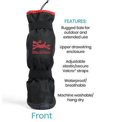 Show full view: Medipaw Rugged Dog & Cat Protective Boot, Medium slide 3 of 8