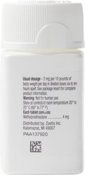 Medrol (Methylprednisolone) Tablets for Dogs & Cats, 4-mg, 1 tablet slide 2 of 4
