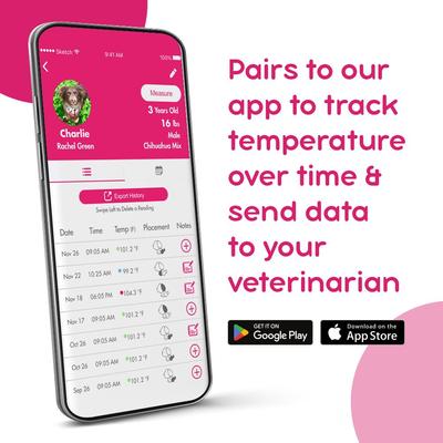 Show full view: Mella Pet Care Home Non-Invasive Underarm Pet Thermometer slide 4 of 11