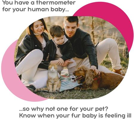 Show full view: Mella Pet Care Home Non-Invasive Underarm Pet Thermometer slide 6 of 11