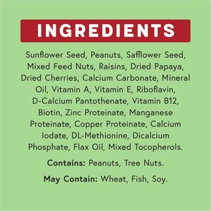 Melody Select Nut Fruit & Berry Bird Food, 4.5-lb bag